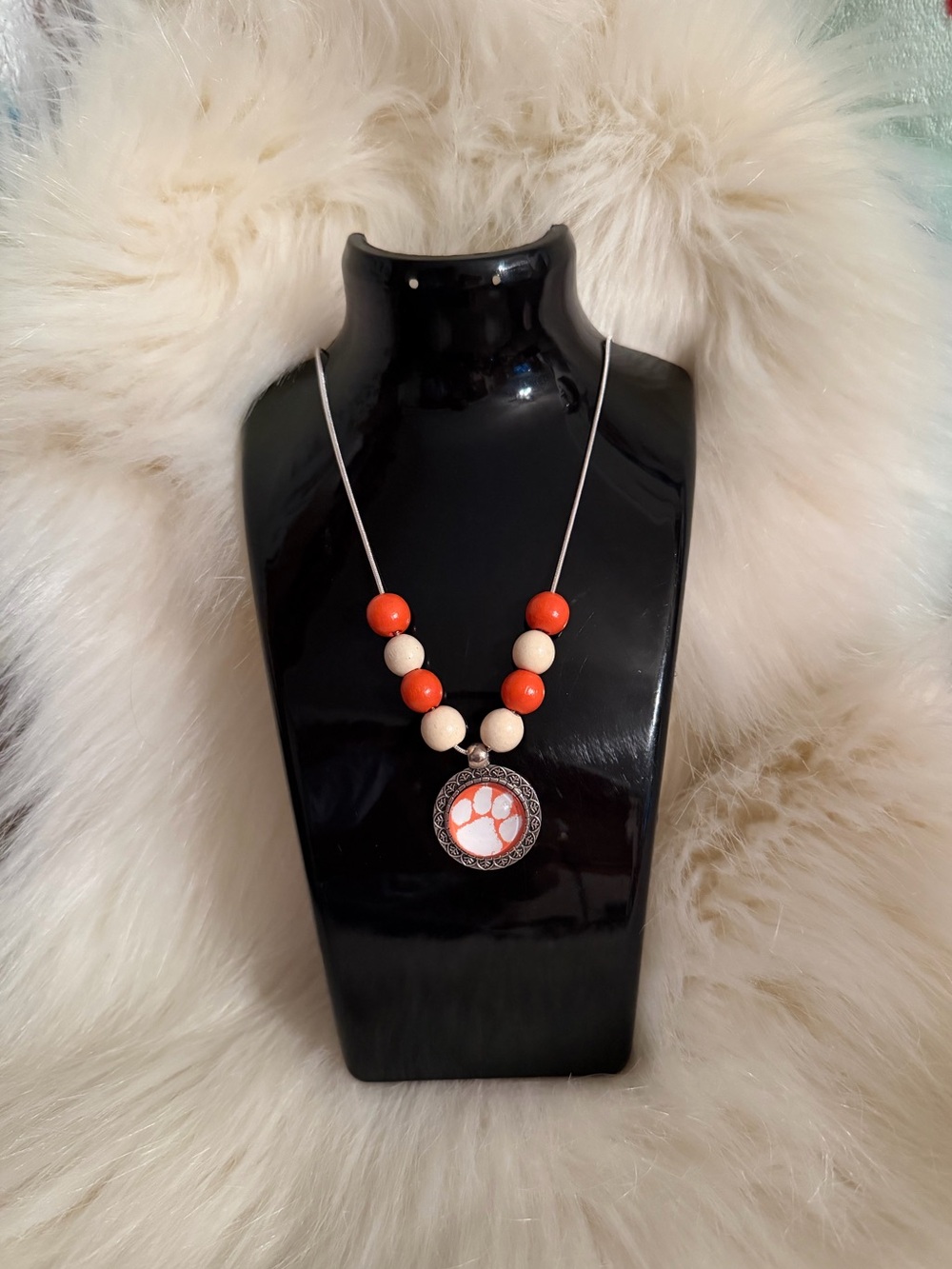 Clemson Tiger necklace